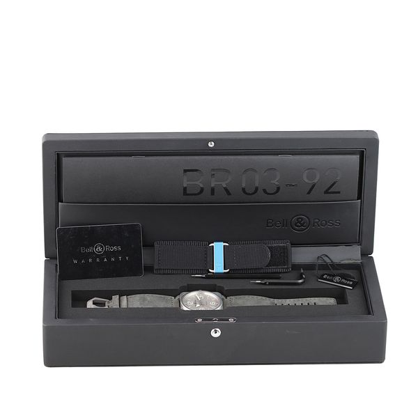 Bell and Ross BR03-92 BR0392-GR-ST/SCA